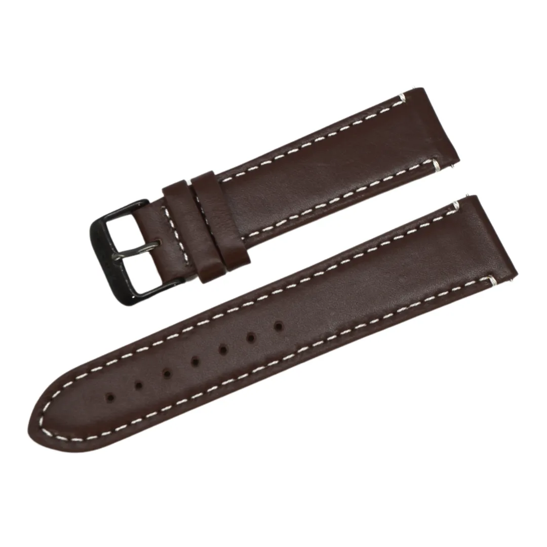 ZLB003DBWB Zink Men's Thick Genuine Leather Strap